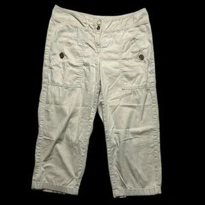 MICHAEL Michael Kors tan capris. Size 4